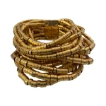 Gold Tube Bracelet