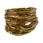 Gold Tube Bracelet