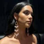 Pink Crystal Earrings