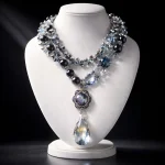 Mixed Pearl Crystal Necklace