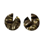 Textured Gold Earrings
