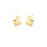 Gold Bow Earrings