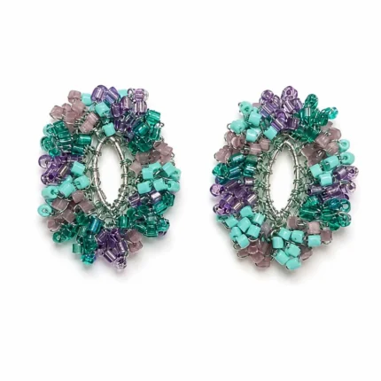 Mixed Colors Chandelier Earrings
