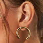 Gold No Color Earrings - Image 2