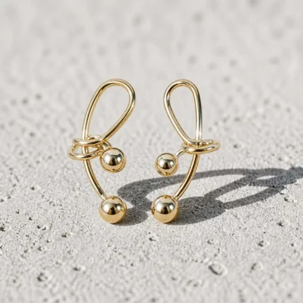 Gold No Color Earrings