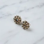 White Pearl Earrings
