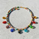 Mixed Colors Crystal Necklace