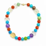 Mixed Colors Crystal Necklace