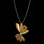 Gold Turquoise Necklace