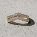 Swarovski Gold Piercing